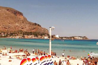 La spiaggia di Mondello assaltata, il Covid