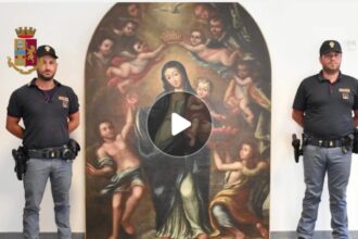 Trafugato 50 anni fa a Corleone, riecco il quadro della Madonna del Lume (VIDEO)