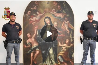 Trafugato 50 anni fa a Corleone, riecco il quadro della Madonna del Lume (VIDEO)