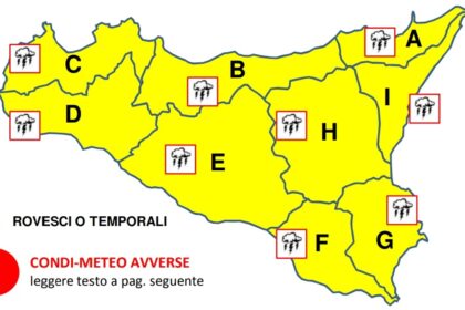 Maltempo nel Palermitano, anche domani allerta gialla