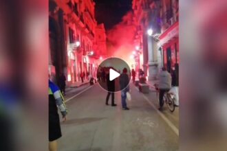 Scontri e violenza a Palermo, cariche della Polizia contro alcuni violenti (VIDEO)