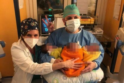 Nascono tre gemellini a Palermo, è festa alla Triolo Zancla