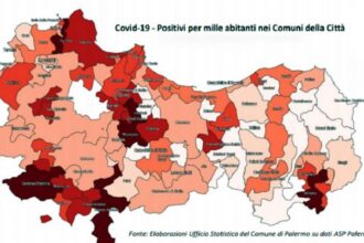 Covid-19, i numeri dei positivi in provincia di Palermo, i dati di ogni Comune