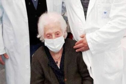 Nonna Maria Cerami si vaccina a 106 anni, record sulle Madonie
