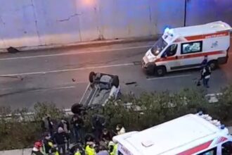 Inferno in Viale Regione Siciliana, muore una 21enne e due feriti gravi