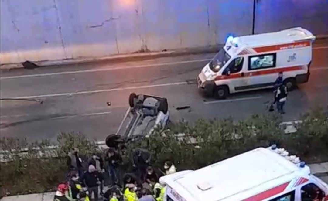 Inferno in Viale Regione Siciliana, muore una 21enne e due feriti gravi