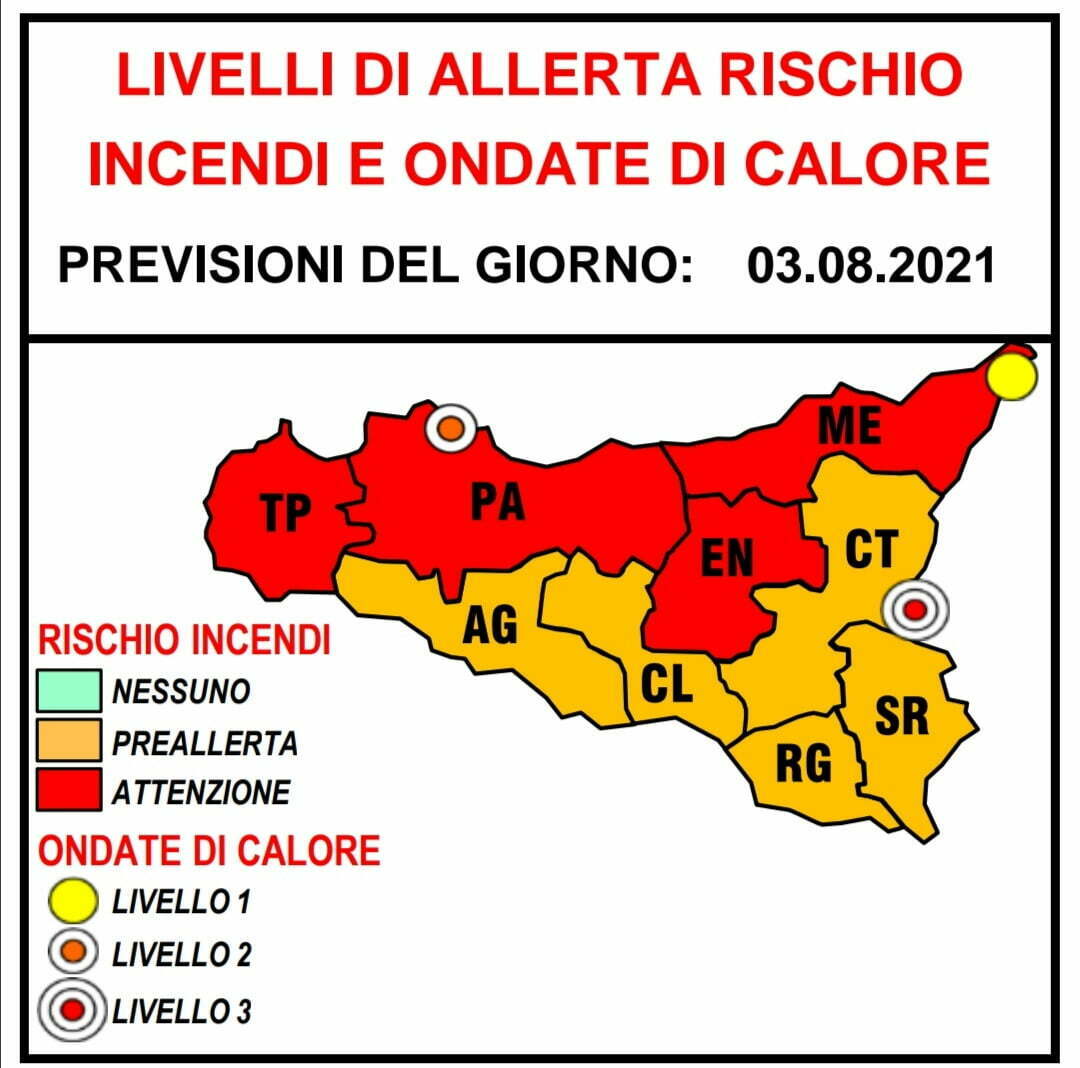 Nuova allerta rossa nel Palermitano, attesi oltre 40 gradi