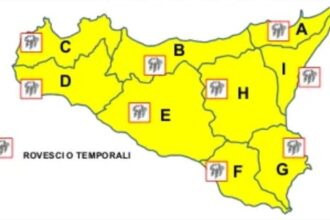 Continua il maltempo e nuova allerta gialla in tutta la Sicilia