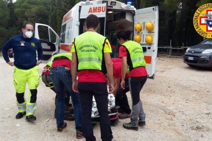 Incidente a Casaboli, ciclista in ospedale con fratture e diverse ferite