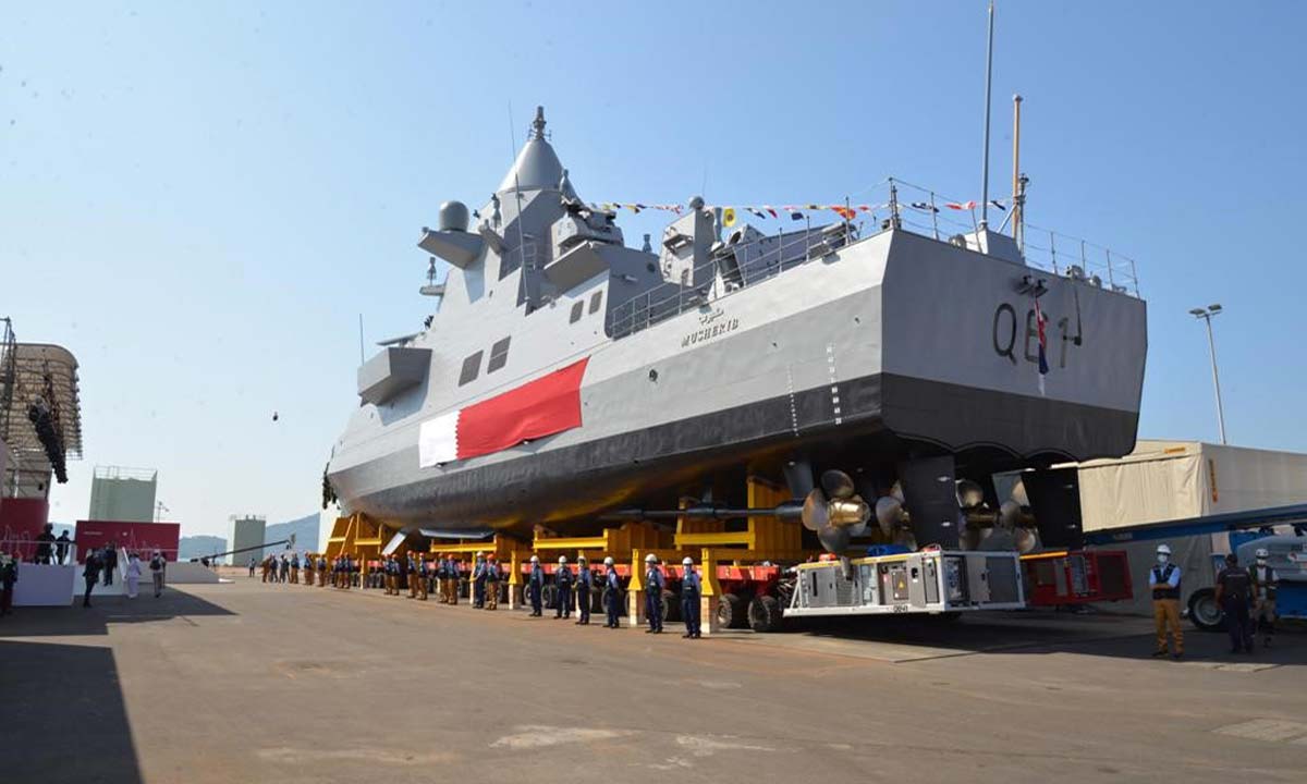 A Palermo Fincantieri costruirà una grande nave da guerra per l'emirato del Qatar