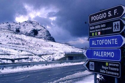 Tornano gelo e nevicate in Sicilia, fine settimana polare