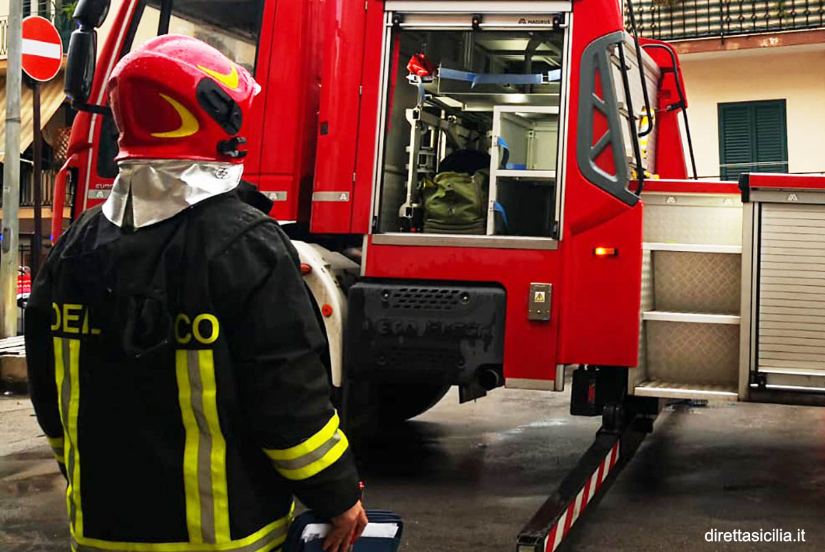 Allarme fuga di gas a Palermo