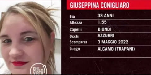 Giuseppina Conigliaro scomparsa ad Alcamo, l'appello della madre a «Chi l'ha Visto?»