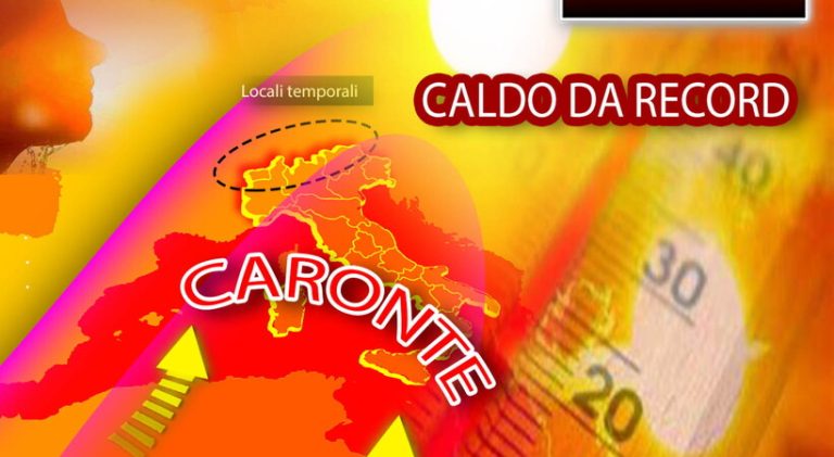 caldo caronte sicilia