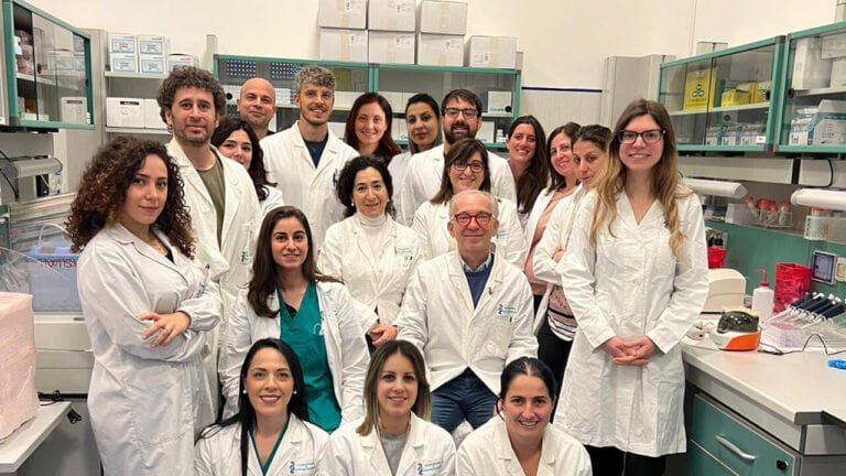 Foto del team di ricercatori coordinati dal prof. Stassi