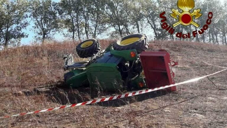 Incidente trattore Artena 2