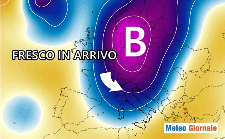 fresco meteo italia crollo temperature
