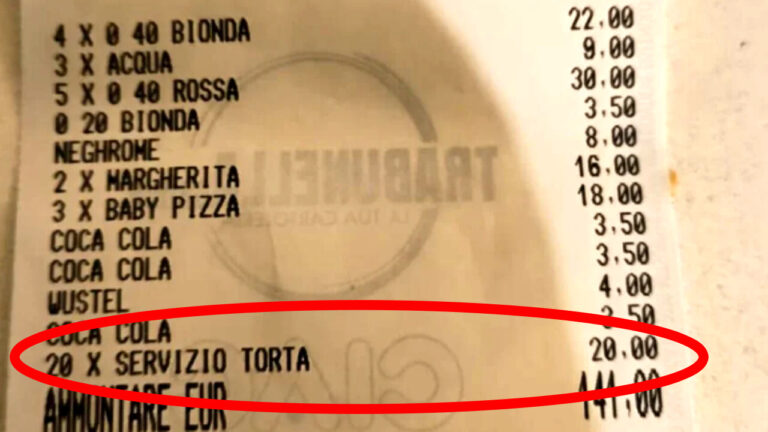 scontrino palermo torta