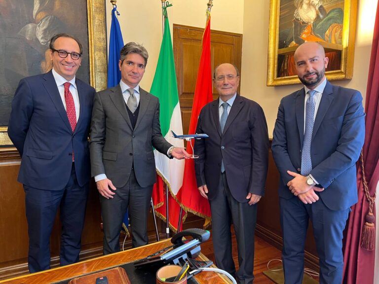 Schifani e Arico con vertici Ita Airways