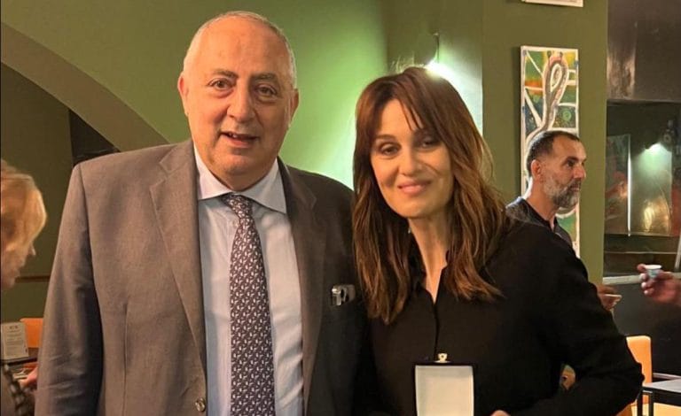 paola cortellesi a Palermo con il sindaco Lagalla e1717142586952