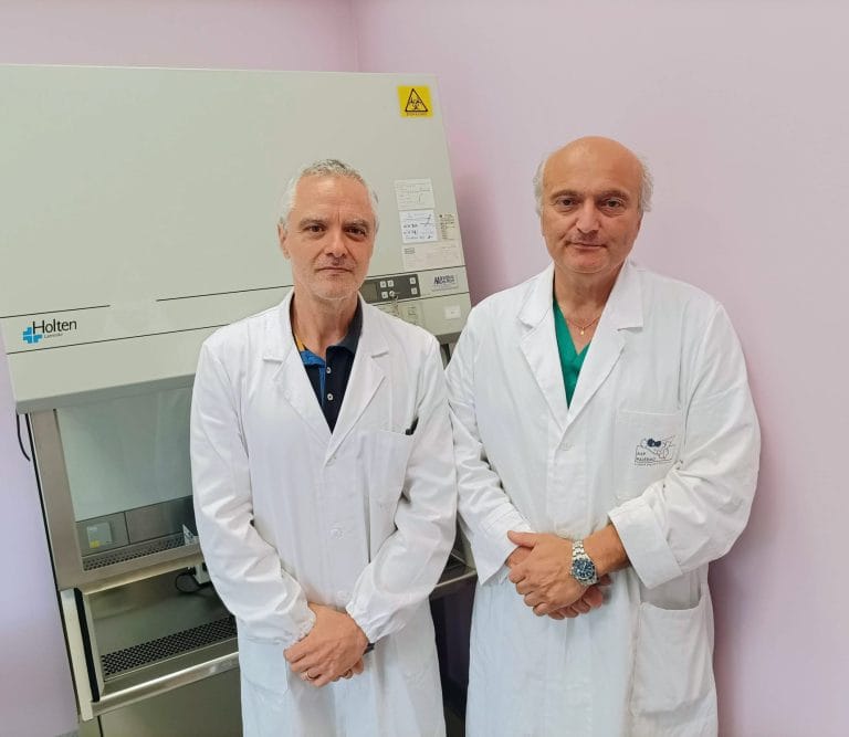 Il biologo Maurizio Manno ed il ginecologo Michele Gulizzi del nuovo ambulatorio dellIngrassia