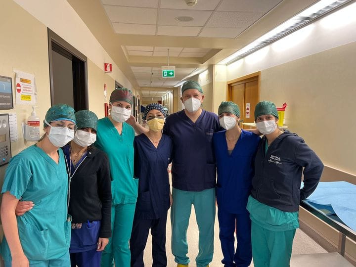 Gli oncologi e gli epatologi di ISMETT: i Dr. Sergio Rizzo, Sofia Cutaia, e Antonio Galante