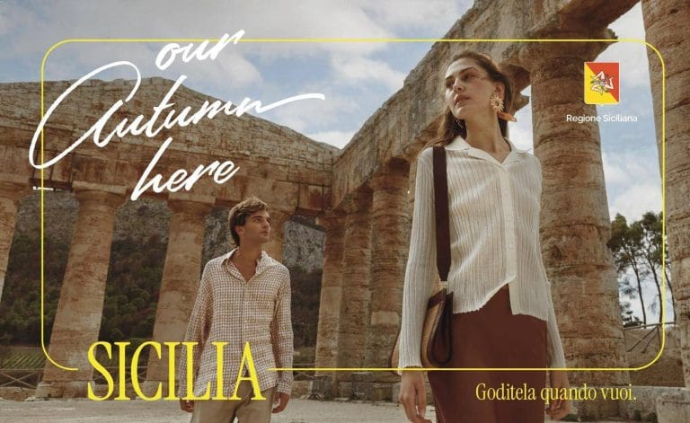 Screenshot campagna promozione Vivi la Sicilia tutto lanno