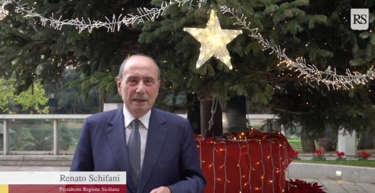 Foto video auguri Schifani