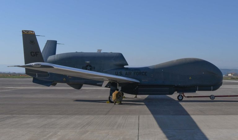 RQ 4B Global Hawk at Sigonella air base