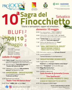 Blufi si prepara alla 10esima Sagra del finocchietto selvatico. Appuntamento il 9 e il 10 maggio con degustazioni e spettacoli
