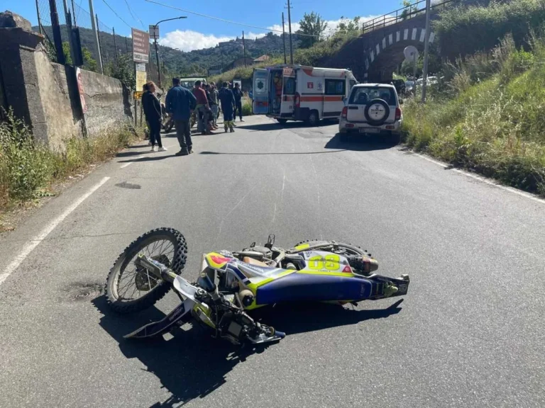 incidente moto Francavilla di Sicilia