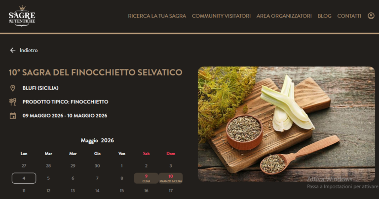 sito Sagre Autentiche