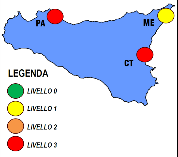 Caldo record in Sicilia, bollino rosso per Palermo e Catania: percepiti 38 gradi