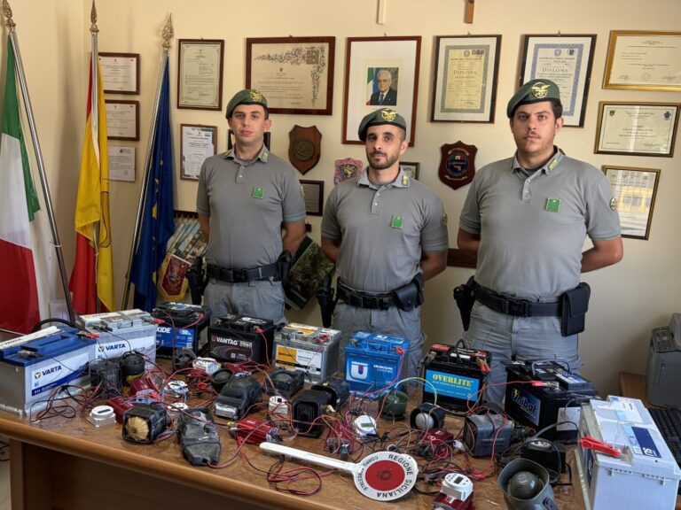 Operazione Coturnix4 del Corpo forestale della Regione Siciliana